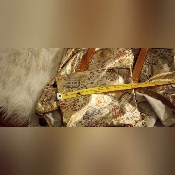 Rare Andare Lontano Viaggiando ALV tote, shoulder, travel bag with crossbody Bag - Picture 6 of 15